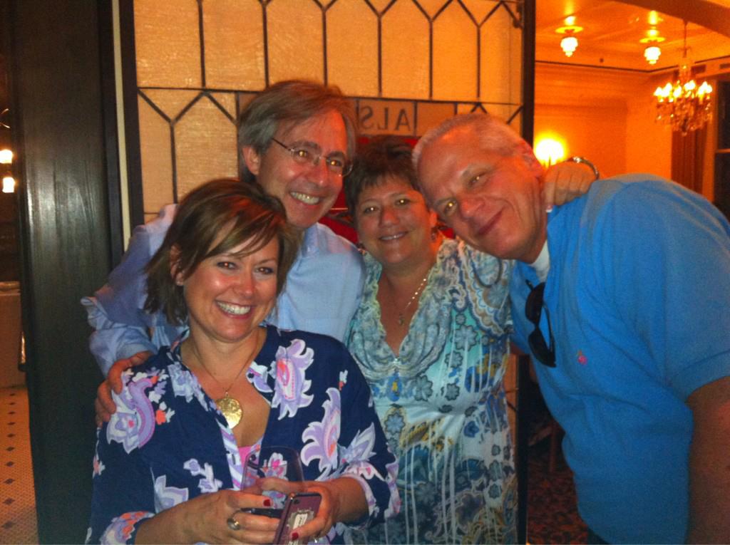 Dana Hughens, Martin Waxman, Abbie Fink and Steve Cody at 2012 Counselors Academy Conference in New Orleans