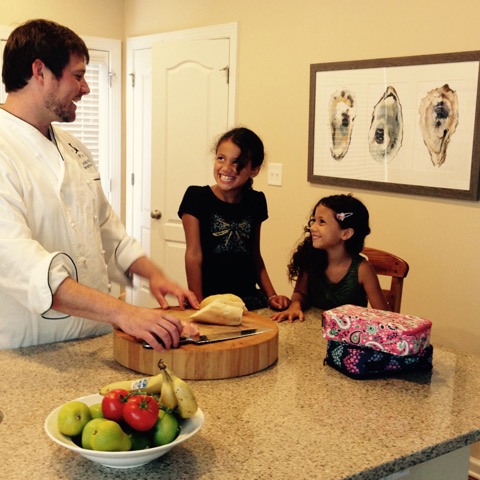 Chef Teddy and His Daughters