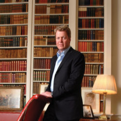 Lord Spencer in Althorp Library