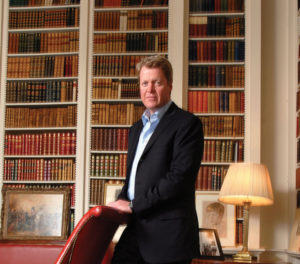 Lord Spencer in Althorp Library